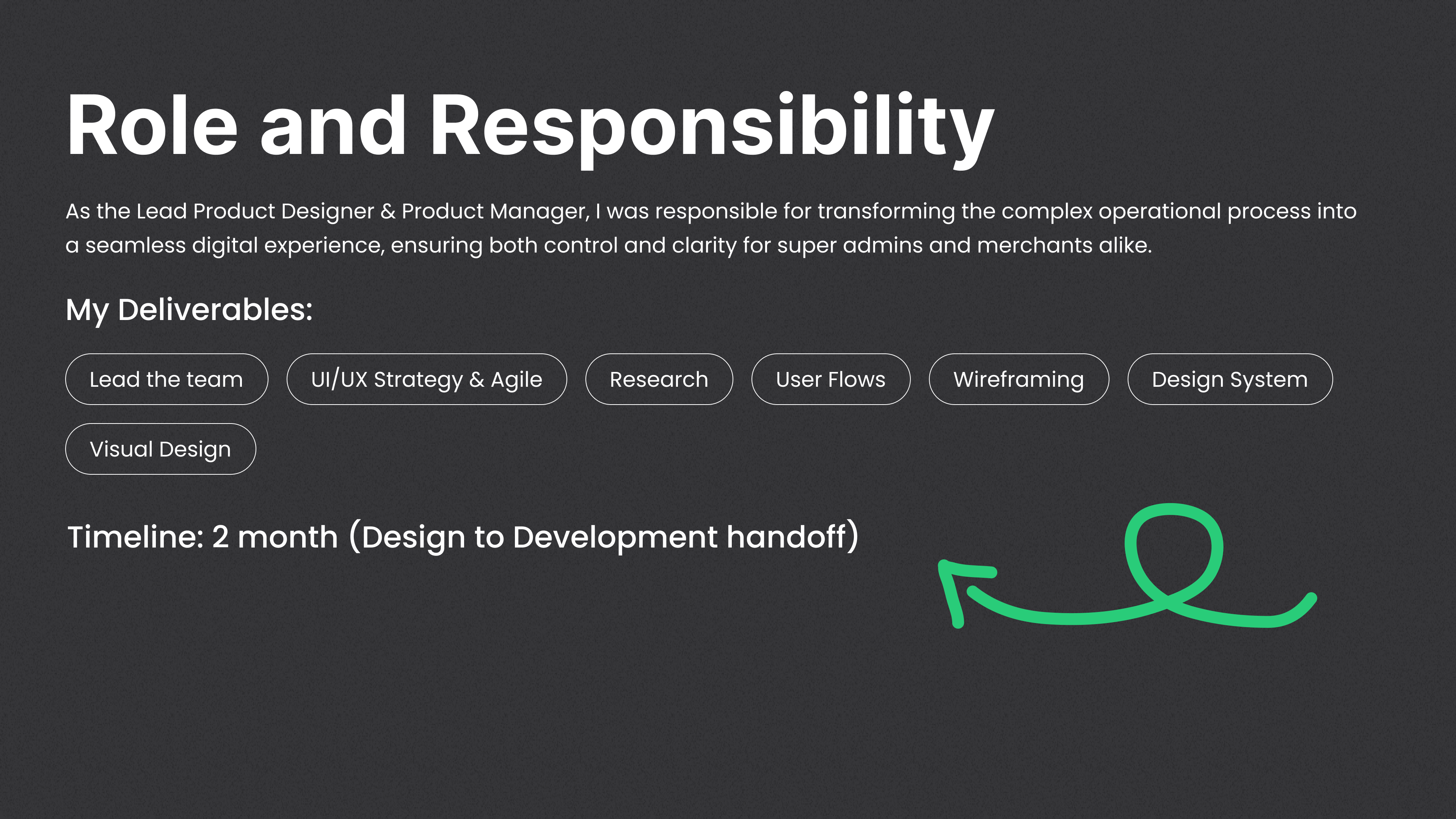 Roles & Responsibility